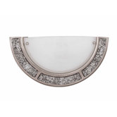 Kaleidoscope  Wall Sconce in Brushed Steel