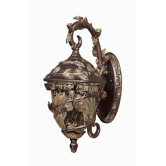 Bella Rose Outdoor Wall Lantern in Oil Rubbed Bronze