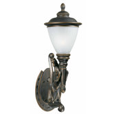 Stallion Outdoor Right Wall Lantern in Oil Rubbed Bronze