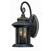 Pub Outdoor Wall Lantern in Lava Stone