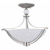 Halogen VI 3 Light Semi Flush Mount