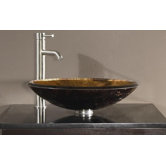 5" x 18" Tempered Glass Vessel Sink