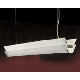 Duplex Linear Pendant in Gray