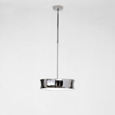 Rock Single Light Pendant in Chrome