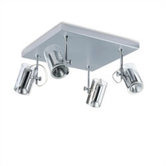 TU-B Four Light Ceiling Semi Flush Mount