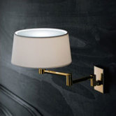 Classic Extendable Wall Sconce in Polished Brass