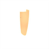 Zenith Open-Ended Wall Sconce in Amber