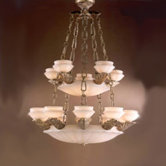 Leon Traditional Chandelier in Ancient Gold