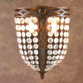Longas Traditional Wall Sconce in Oxidate Bronze