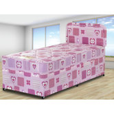 Hearts Slidestorage Divan Bed