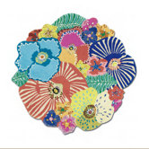 Oxley Round Muti Floral Rug