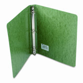 Recycled Presstex Round Ring Binder, 1in Capacity, Dark Green