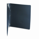 Accohide Poly Ring Binder w/35-Pt. Cover, 1in Capacity, Black