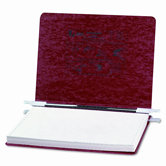 Pressboard Hanging Data Binder, 12 x 8-1/2 Unburst Sheets, Executive Red