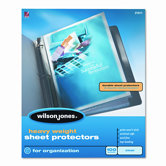 Wilson Jones Heavy Weight Sheet Protector, 100/Box