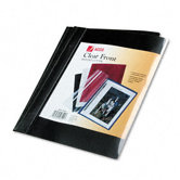 Vinyl Report Cover, Prong Clip, Letter, 1/2" Capacity