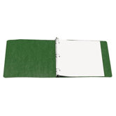 Recycled Presstex Round Ring Binder, 1in Capacity, Dark Green