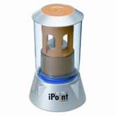 iPoint Office Desktop Electric Pencil Sharpener, Silver