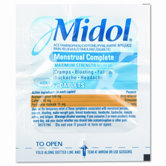 Midol Tablets, 50 per Box