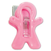 Magnet Man Clip, Plastic, 3/Pack