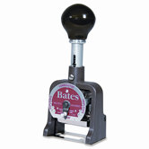 Multiple Movement Numbering Machine, Six Wheels, Re-Inkable, Size E