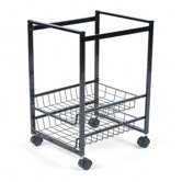 Mobile File Cart with Sliding Baskets