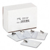 Id Badge Holder, Vertical, 3W X 4H, 50/Pack