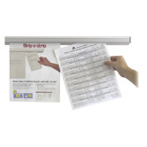 Message Holder, Double-sided Tape, Brackets/Screws, 3', Satin