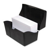 Index Card Holders, 4"x6", Black