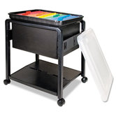 Folding Mobile File Cart, 14-1/2W X 18-1/2D X 21-3/4H