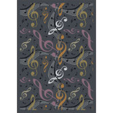 Whimsy Virtuouso Gray Kids Rug