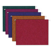 Envirotec Recycled Colored Hanging File Folders in Assorted (Box of 20)