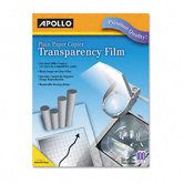 Laser Copier Transparency Film, Removable Sensing Stripe, 100/Box