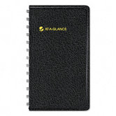 Weekly Planner, Shirt Pocket Size, 2-1/2 x 4-1/2, Black, 2013