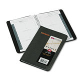 Weekly Appointment Book, 4-7/8 x 8, Black, 2013
