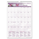 Floral Images Monthly Wall Calendar, 15-1/2 x 22-3/4, 2013
