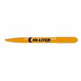 Fluorescent Pen Style Highlighter, Chisel Tip, Yellow Ink