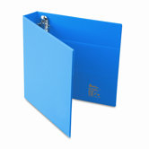 Heavy-Duty Vinyl EZD Ring Reference Binder, 1-1/2in Capacity, Blue
