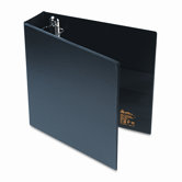 Heavy-Duty Vinyl EZD Ring Reference Binder, 2in Capacity, Black