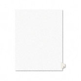Legal Side Tab Dividers, One-Tab, Title Z, Letter, 25/Pack