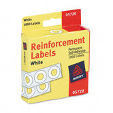 Dispenser Pack Hole Reinforcements, 1000/Pack