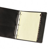 Clr Reinforced Leather Tab Dividers, 12-Tab, Jan-Dec, Letter, Red, 12 per Set