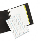 Index Maker Divider with Color Tabs, Yellow Eight-Tab, Letter, Five Sets/Pack