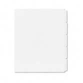 Index Maker Clear Label Unpunched Divider (5 Tabs, 25 Sets/Pack)