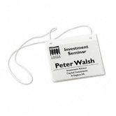 Neck Hanging-Style Flexible Badge Holders, 50/Box