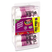Purple Application Permanent Glue Stics, .27 oz, 18/pack