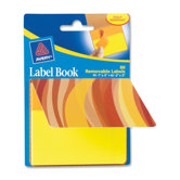 Label Book, Wavy, 80/PK, OE, 1"X3" NEOE/ 2"X3", NEYW