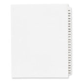 Index Dividers, 501-525, Side Tab, 8-1/2"x11", 25/Set, WE