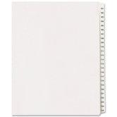 Index Dividers, Side Tab, 8-1/2"x11", White