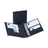 Durable Slant Ring Reference Binder, 2in Capacity, Black